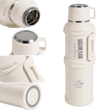 White Vacuum Insulated Thermos Flask - 2500ML