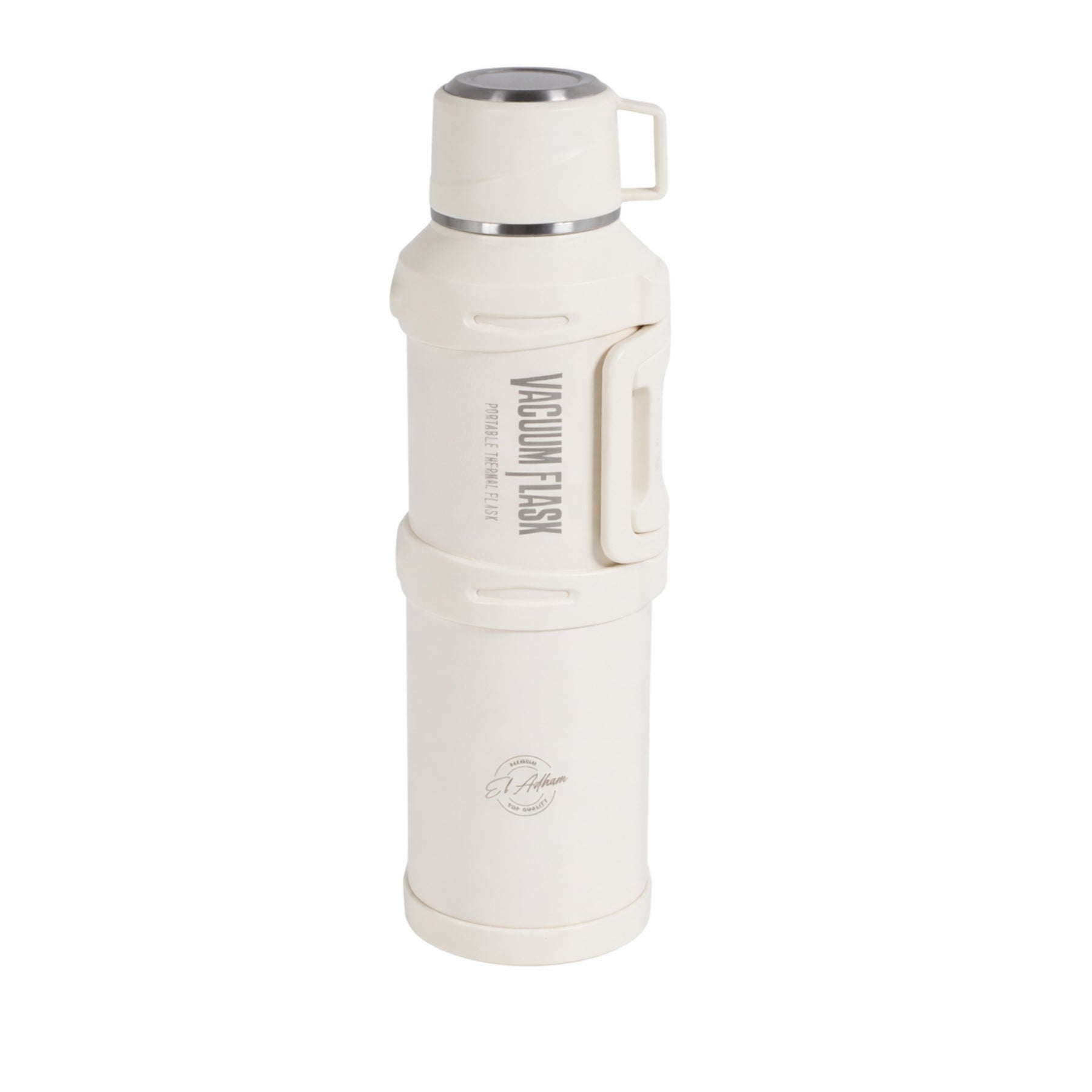 White Vacuum Insulated Thermos Flask - 2500ML