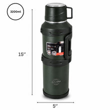 Green Vacuum Insulated Thermos Flask - 3200ML
