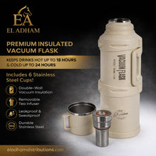 White Vacuum Insulated Thermos Flask - 3200ML