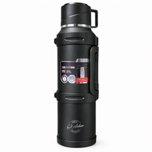 El Adham 5L Black Vacuum Insulated Thermos Flask with Cup and Carry Handle
