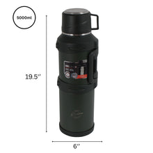 Green Vacuum Insulated Thermos Flask - 5000ML