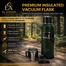 Green Vacuum Insulated Thermos Flask - 5000ML