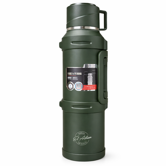 Green Vacuum Insulated Thermos Flask - 5000ML