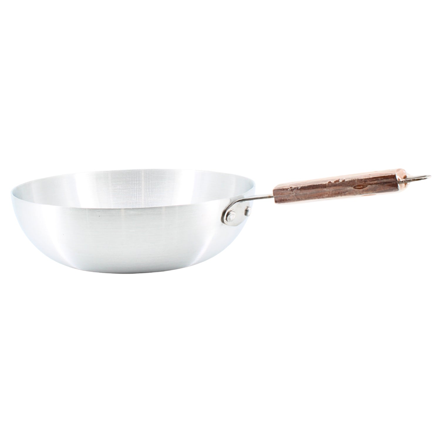 Set of 5 Wood-Handled Stainless Steel Frying Pans – XS to XL | www.eladhamdist.com