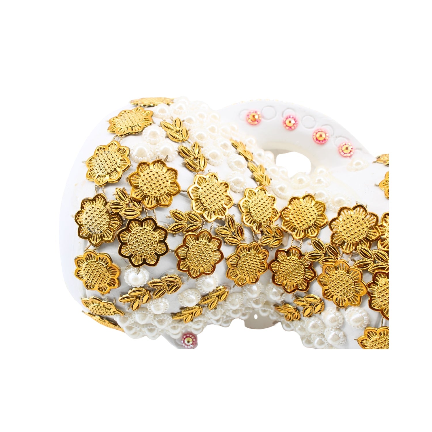 Small White-Gold Traditional Clay Incense Burner – Unique Designs | www.eladhamdist.com