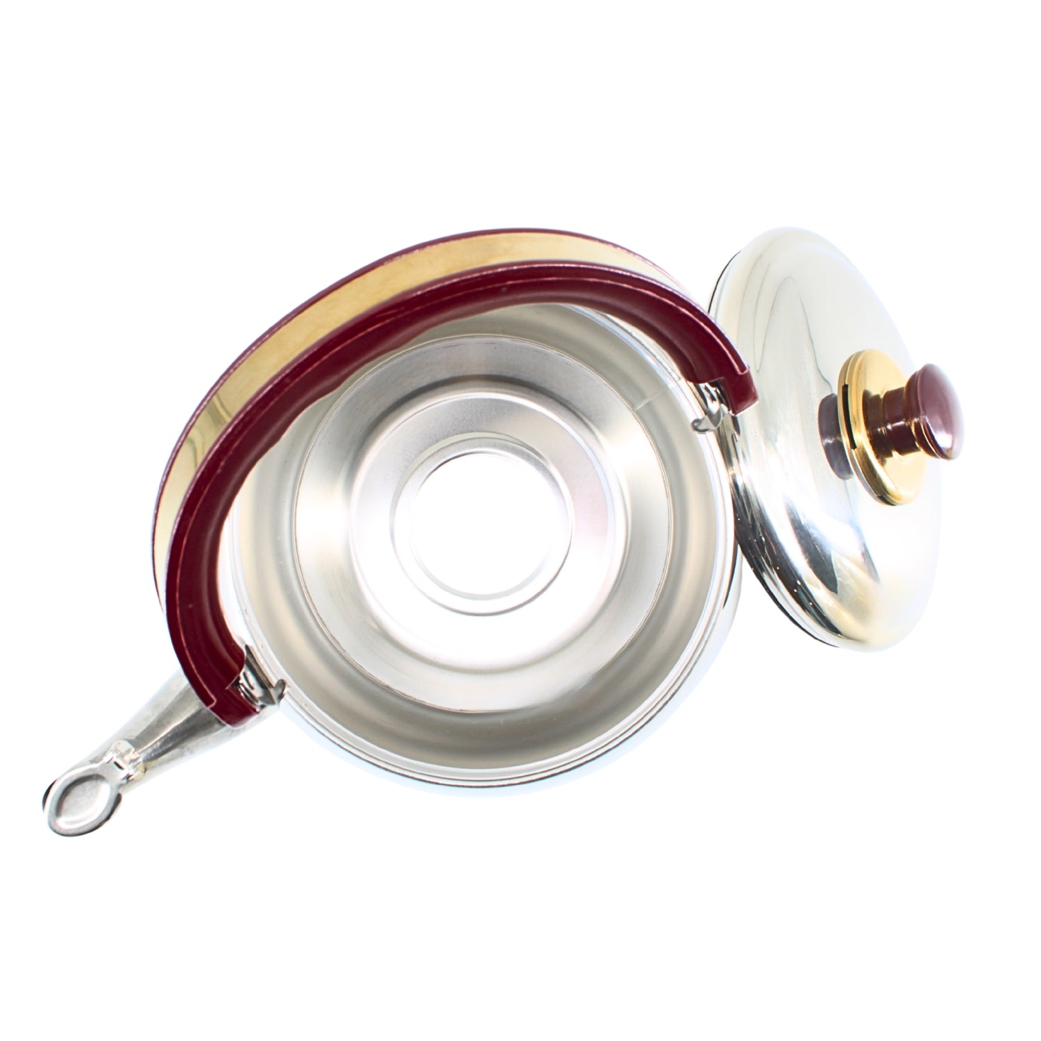 Stainless Steel Kettle with Gold Accents | www.eladhamdist.com