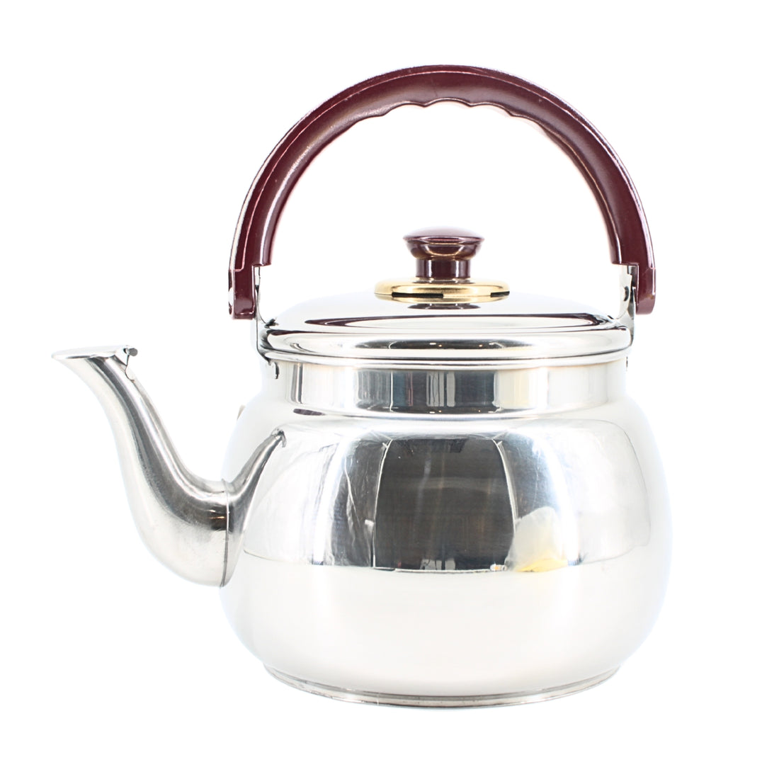 Stainless Steel Kettle with Gold Accents | www.eladhamdist.com