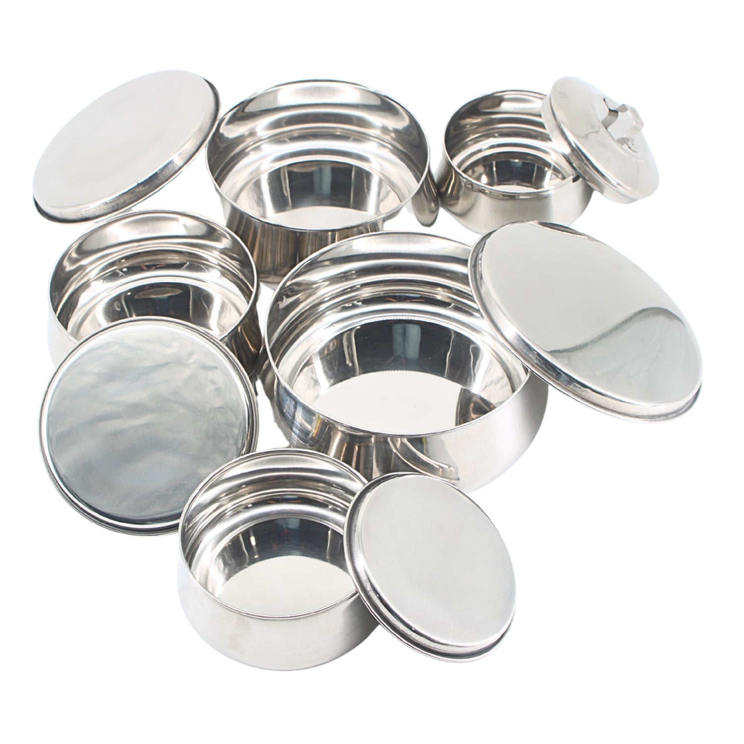 Stainless Steel Tiffin Pyramid Container | www.eladhamdist.com