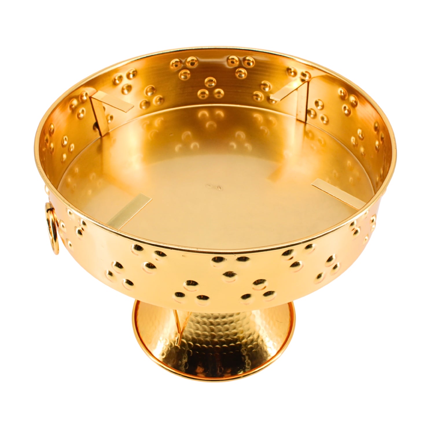 Stainless Steel Charcoal Stove Gold 10" x 10" | www.eladhamdist.com