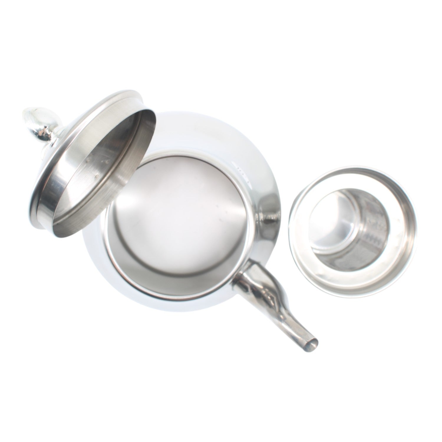 Stainless Steel Traditional Tea Kettle with Strainer | www.eladhamdist.com