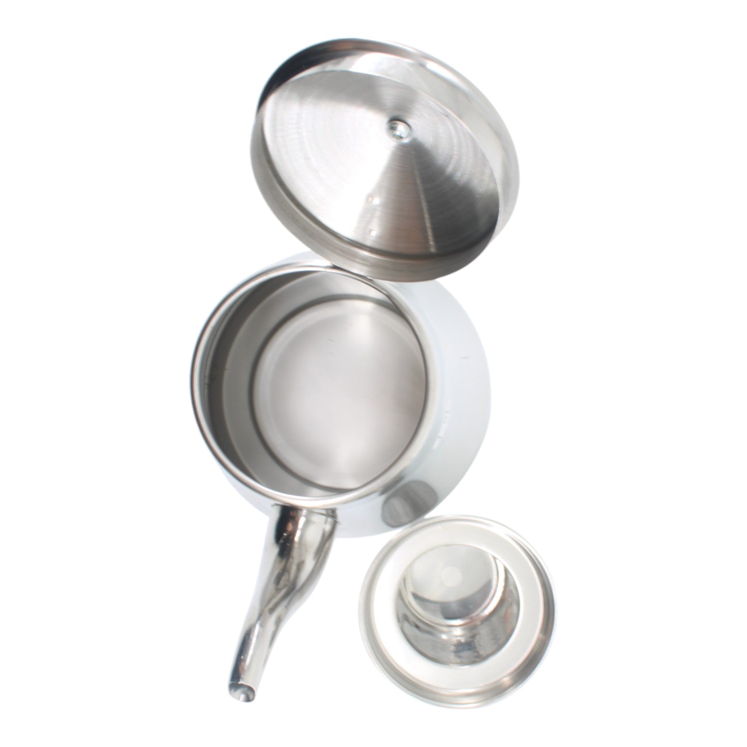 Stainless Steel Traditional Tea Kettle with Strainer | www.eladhamdist.com