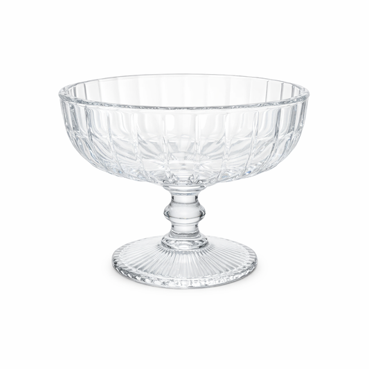 6-Piece Footed Glass Dessert Bowl Set