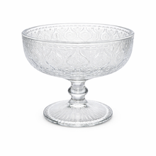 6-Piece Embossed Glass Dessert Bowl Set
