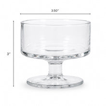 6-Piece Clear Glass Dessert Cup Set