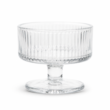 6-Piece Ribbed Glass Dessert Cup Set