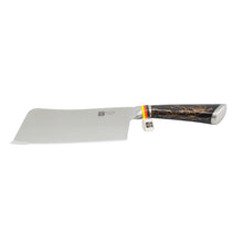 Luxury Black & Gold Marble Knife Block Set with Stainless Steel Knives
