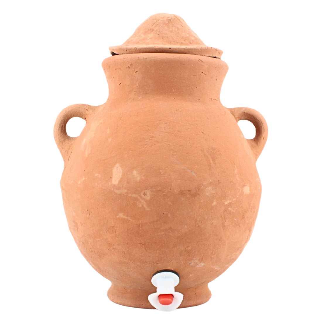 Traditional Clay Kooz with Cup 9.5" x 9" x 11.5" | www.eladhamdist.com