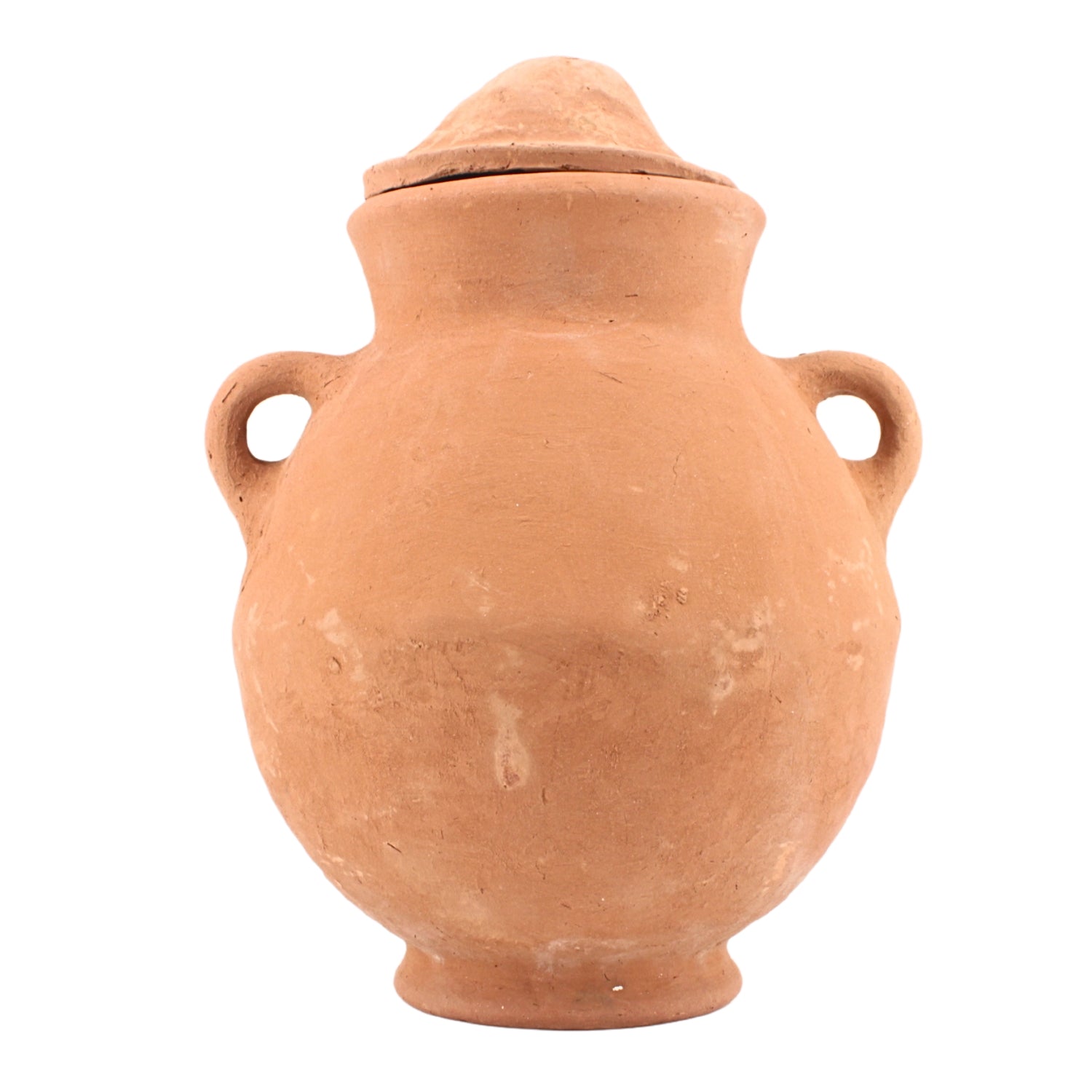 Traditional Clay Kooz with Cup 9.5" x 9" x 11.5" | www.eladhamdist.com