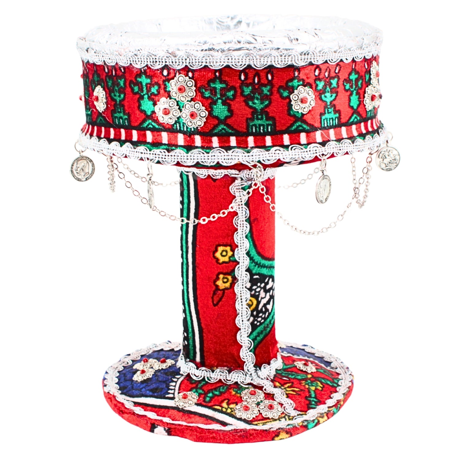 Traditional Decorated Incense Burner 8.5" x 8.5" | www.eladhamdist.com