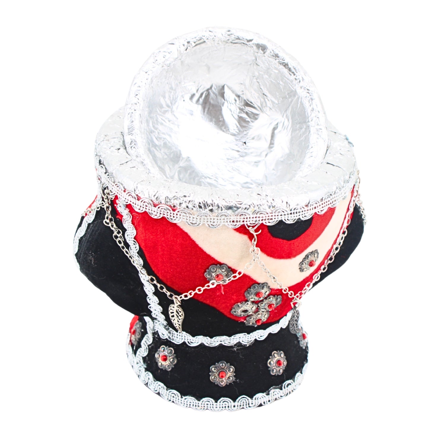 Traditional San'ani Decorated Incense Burner 6" x 5.25" | www.eladhamdist.com