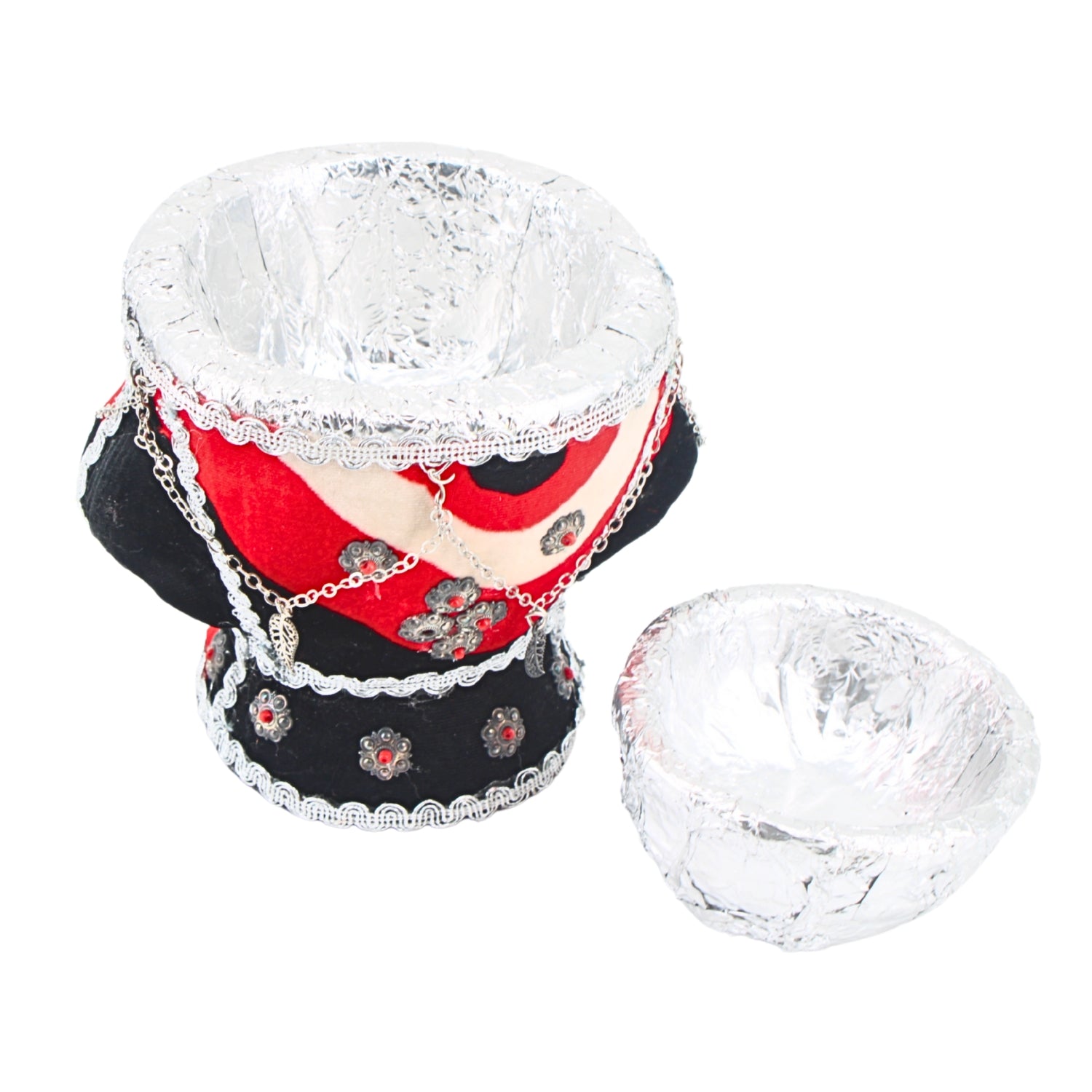 Traditional San'ani Decorated Incense Burner 6" x 5.25" | www.eladhamdist.com