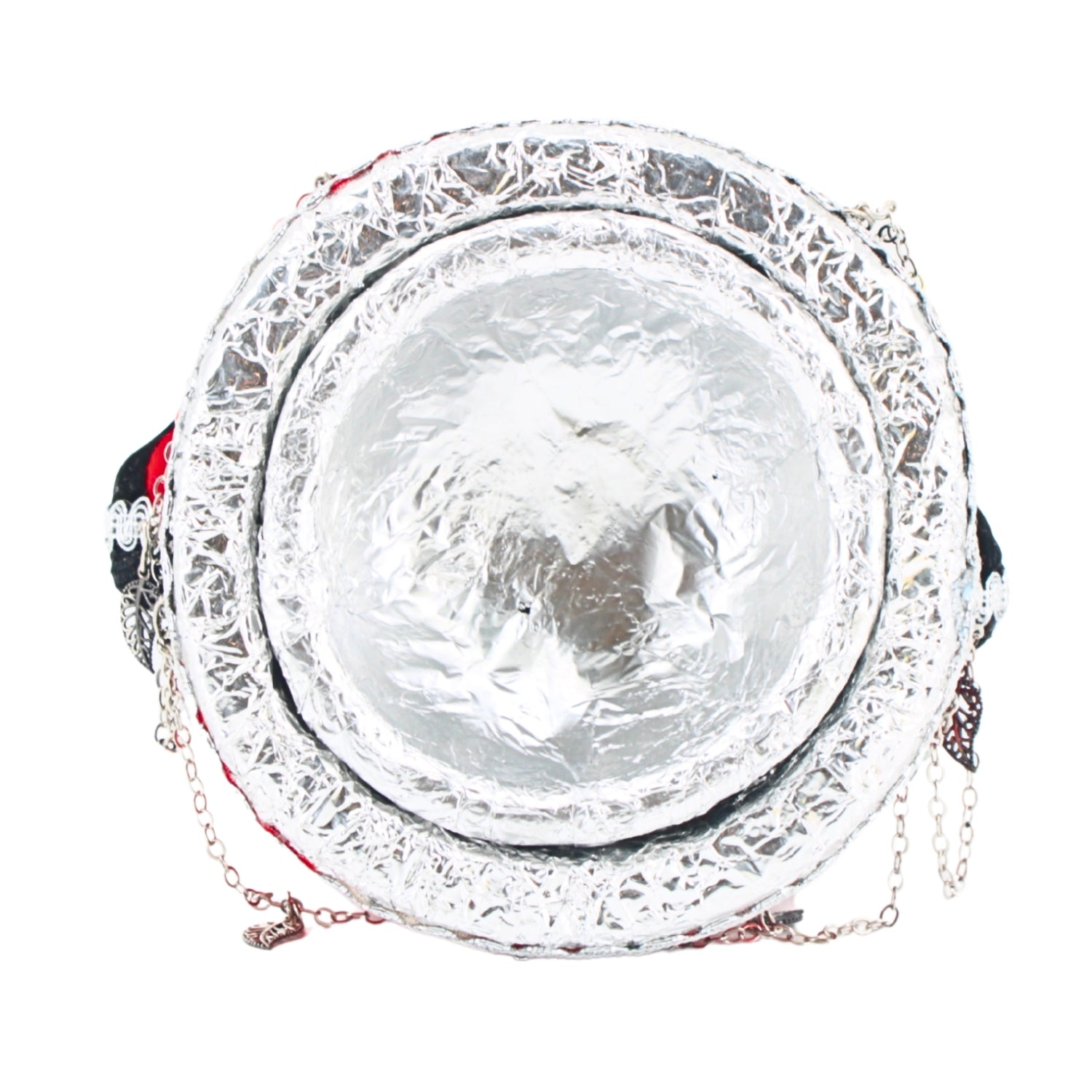 Traditional San'ani Decorated Incense Burner 6" x 5.25" -مبخره ملبس صنعاني