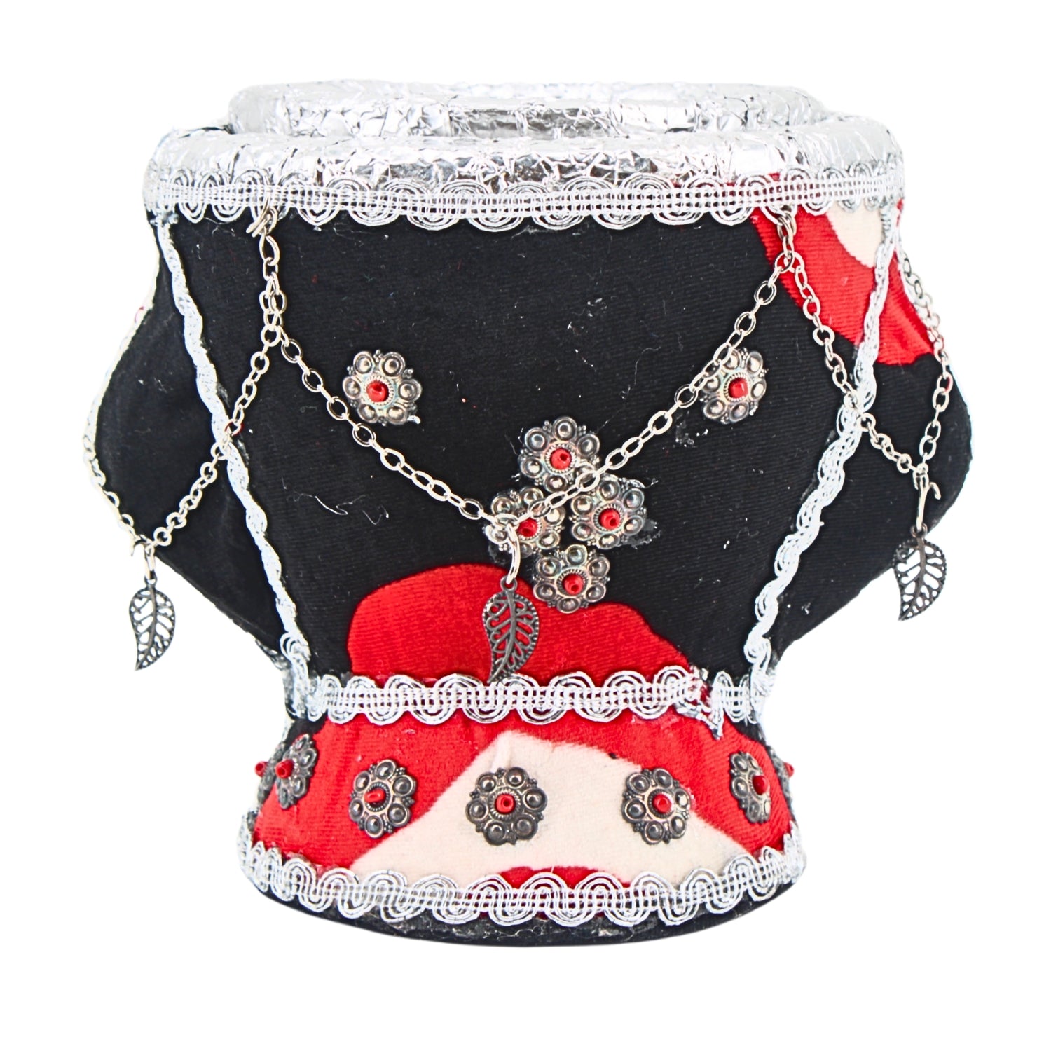 Traditional San'ani Decorated Incense Burner 6" x 5.25" | www.eladhamdist.com