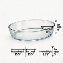Clear Glass Oval Baking Dish - 4L
