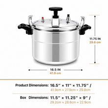 Heavy-Duty Aluminum Pressure Cooker - 11L