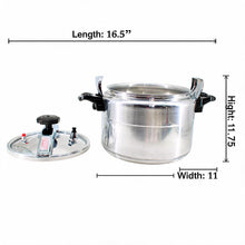 Heavy-Duty Aluminum Pressure Cooker - 11L
