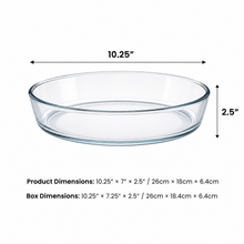 Clear Glass Oval Baking Dish – 1.6L
