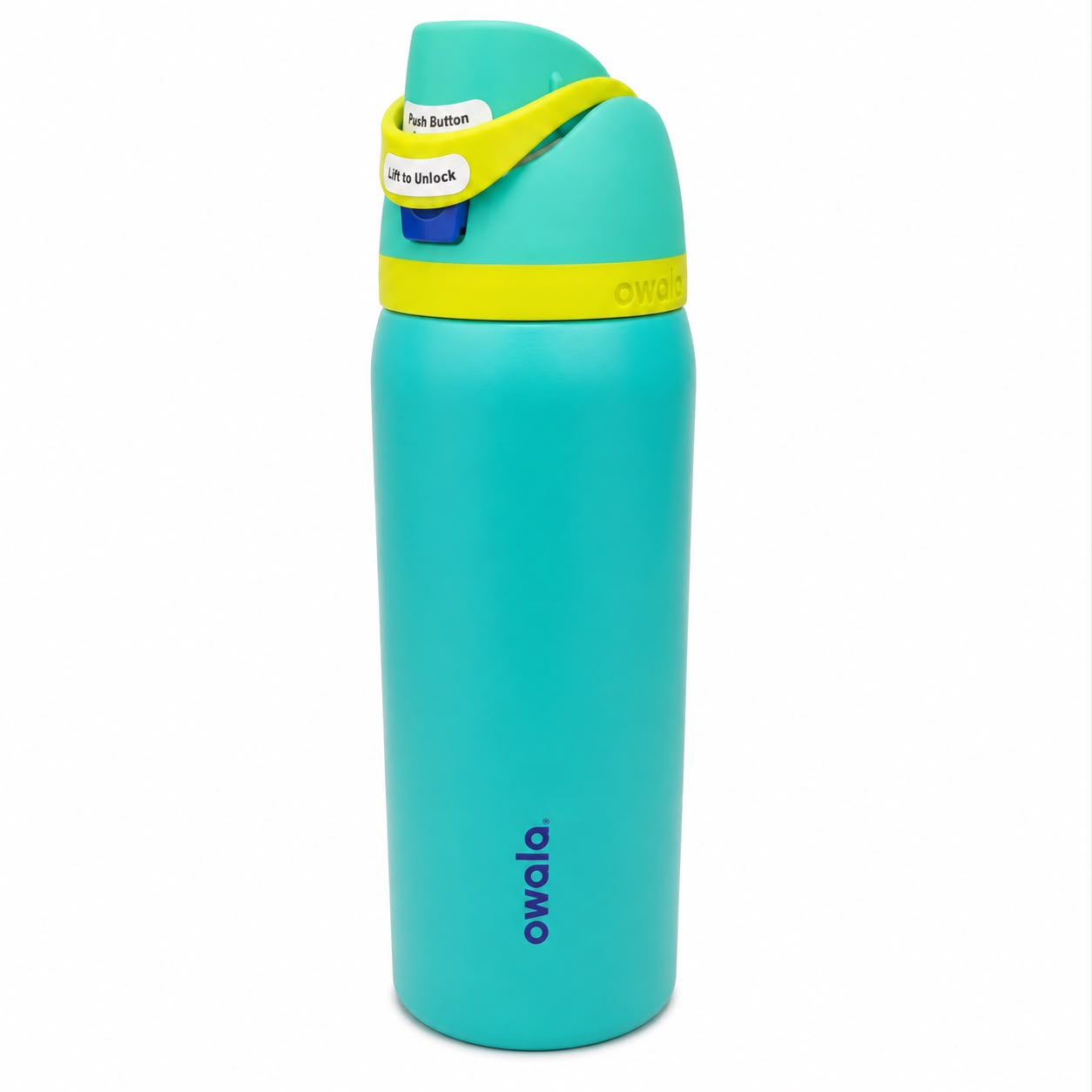 Owala FreeSip Insulated Stainless Steel Water Bottle with Flip Straw Lid 32 OZ-Green