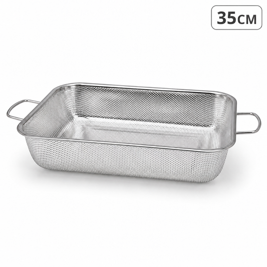 35CM Mesh Perforated Steaming & Draining Tray