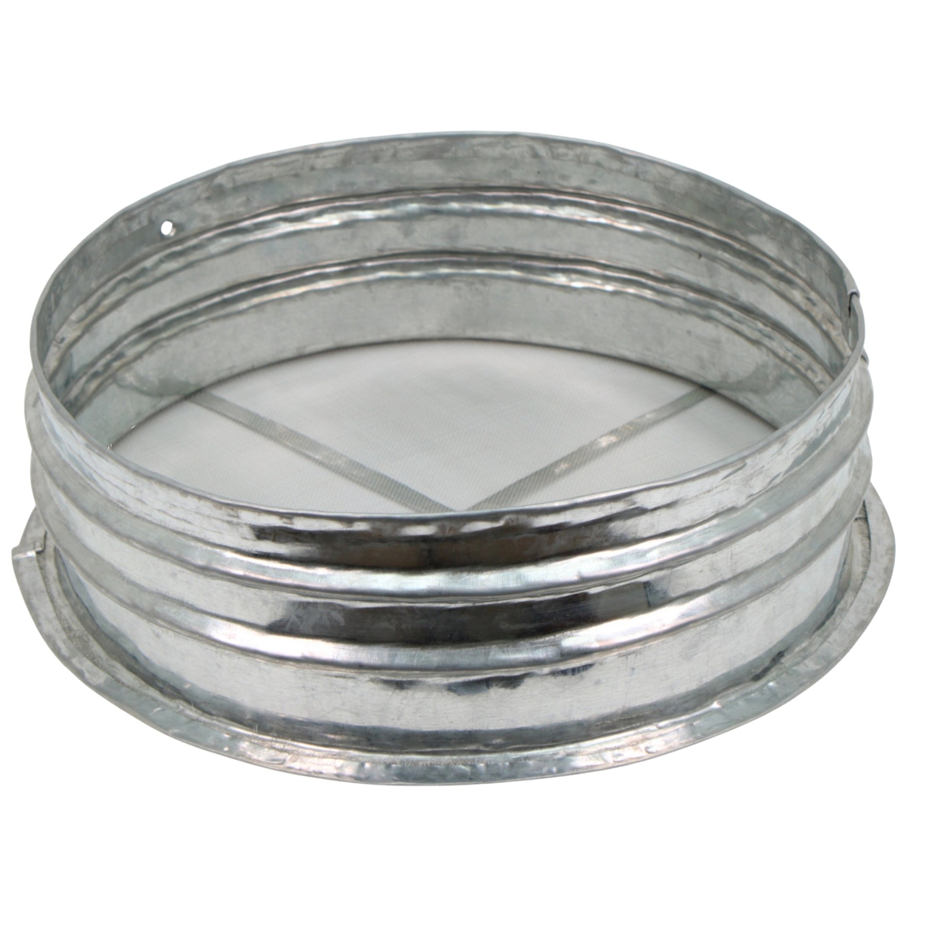 Traditional Aluminum 12'' Fine Mesh Flour Sifter