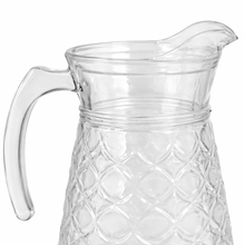 7-Piece Glass Water Pitcher and Tumbler Set - 1.8L Pitcher