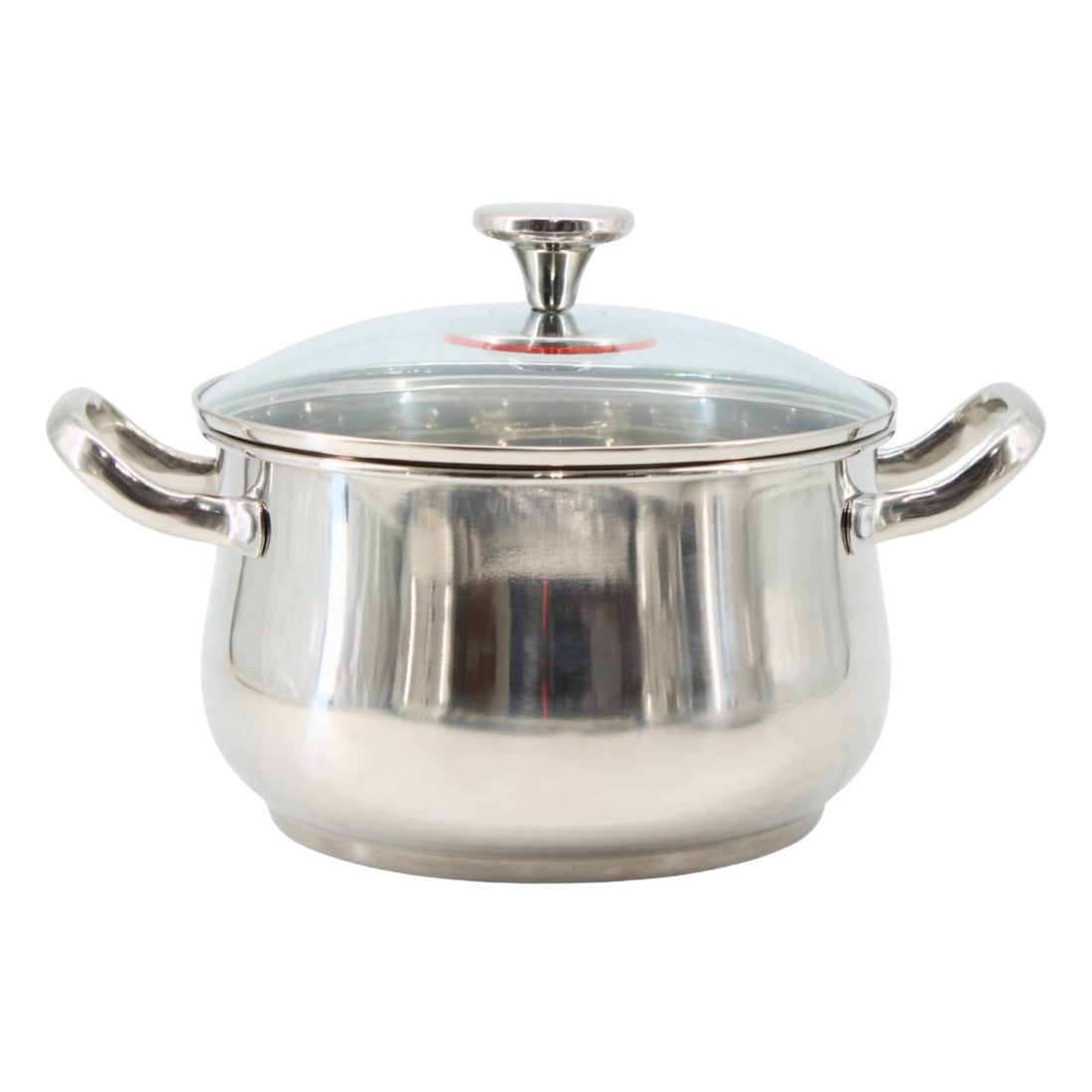 Heavy-Duty Stainless Steel Soup & Stew Pot Set - 4-Piece Kitchen Cookware