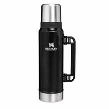 Stanley Classic Vacuum Insulated Flask And Travel Thermos  with Handle & Cup Lid – 1.4L (1400ML) – BLACK
