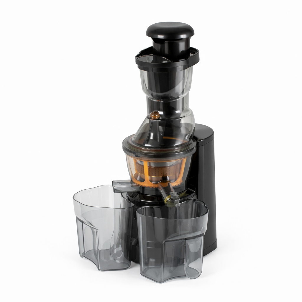 Slow Cold Press Juicer Machine - with Dual Juice Containers