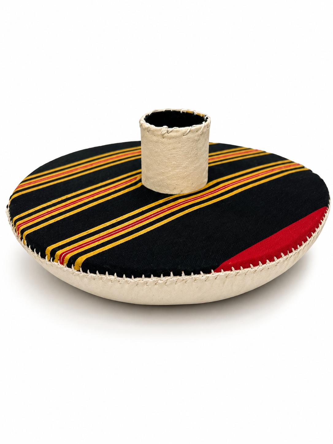 Traditional Sananni Makhbaza Black and Gold Medium