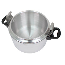 Heavy-Duty Aluminum Pressure Cooker with Safety Lock Lid - 9L