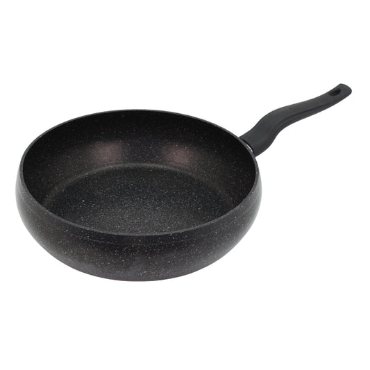 Lavonni Deep Nonstick Frying Pan - 28CM - Black