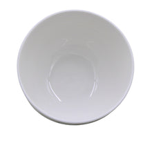 Set of 6 - Minimalist Embossed White Ceramic Bowl - 5.12" x 2.76"