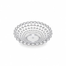 Small Crystal-Inspired Clear Serving Bowl with Bubble Design – Decorative Fruit, Candy & Dessert Bowl, 9.75"