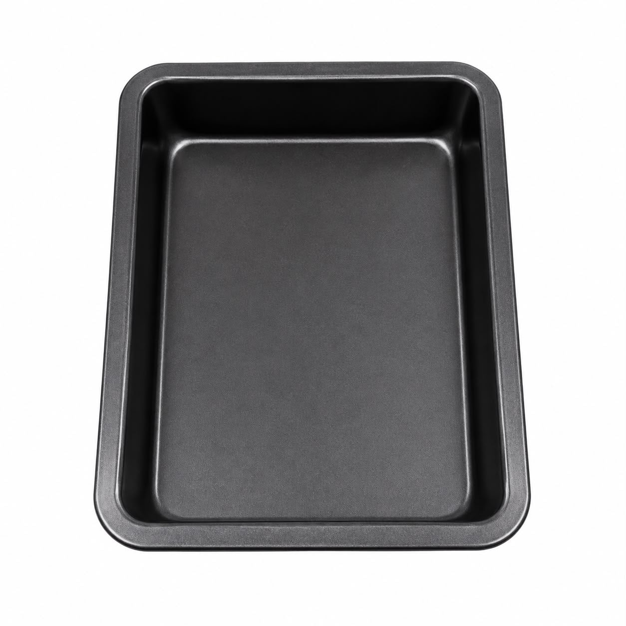 Square Cake & Baking Pan – Deep-Sided Baking Tray for Cakes, Brownies, Desserts & Casseroles, Black